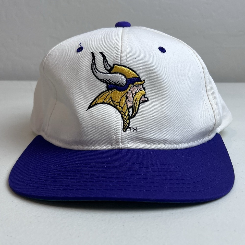 Vintage Minnesota Vikings NFL Football Fram ANNCO Adjustable Snapback‎ Hat Cap